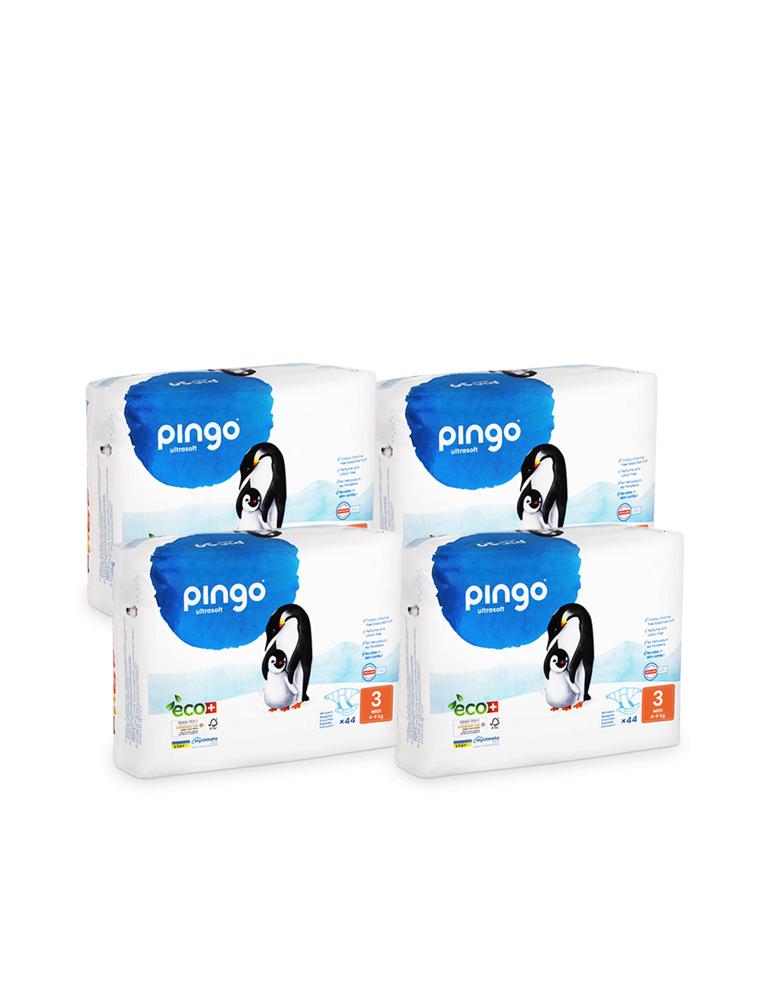 Pack ahorro 1 mes talla 3 - Pañales ecológicos Pingo
