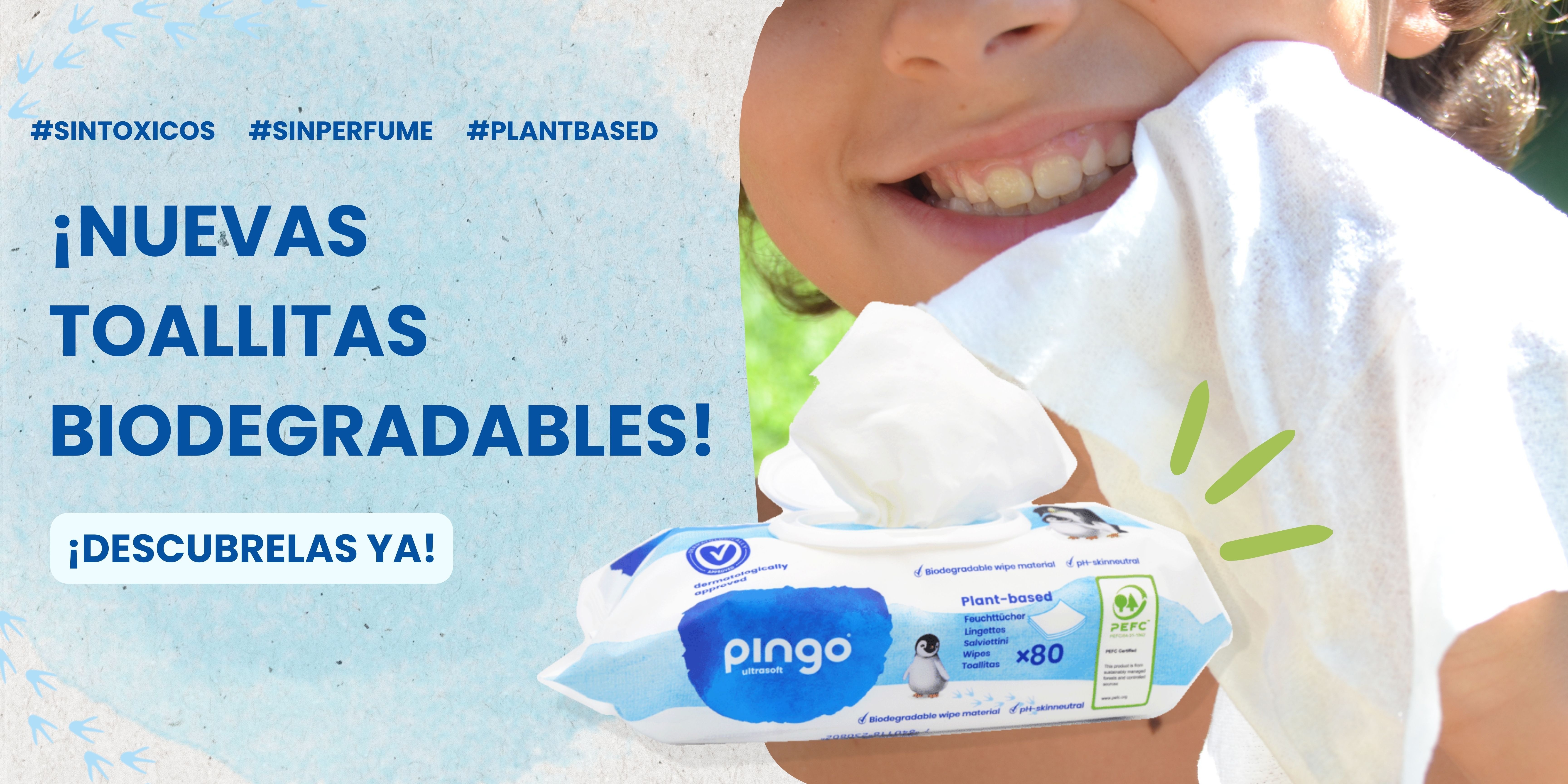 Toallitas Pingo, ¡más sostenibles que nunca!