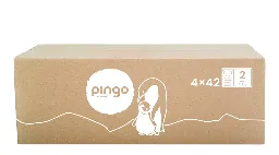 New - Pingo ecological diapers Size 2 (3-6 kg) - box of 4 bags x 42 units