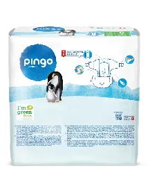 New - Pingo ecological diapers Size 6 (13-18 kg) - box of 4 bags x 32 units
