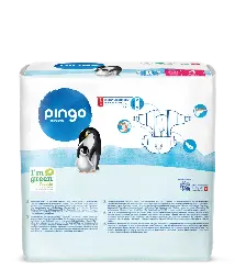 Nuevo - Pingo pañales ecológicos Talla 4 (8-14 kg) - caja de 4 bolsas x 40 uds