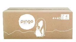 Nuevo - Pingo pañales ecológicos Talla 4 (8-14 kg) - caja de 4 bolsas x 40 uds