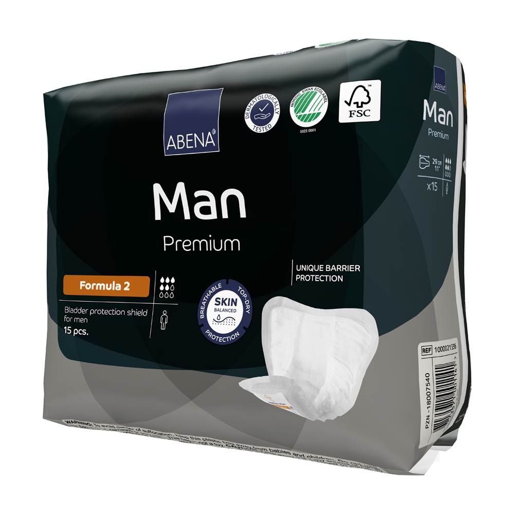 Abena Man Formula 2 - caja de 12 bolsas x 15 uds