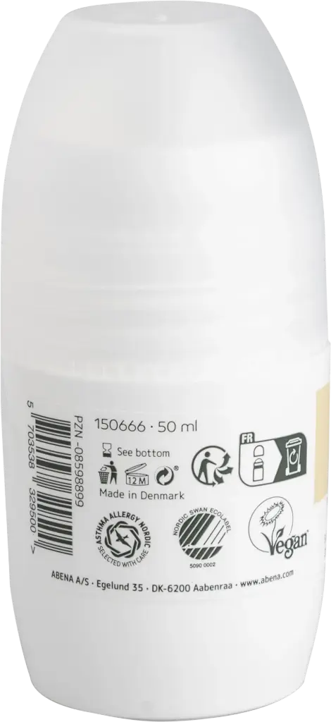 Abena Desodorante Roll-On – caja de 8 botes x 50 ml