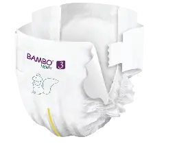 Bambo Nature Pañales Talla 3 (4–8 kg) - Gran Formato - caja de 3 bolsas x 52 uds