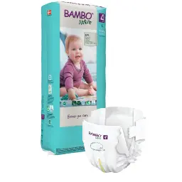 Bambo Nature Pañales Talla 4 (7–14 kg) - Gran Formato - caja de 3 bolsas x 48 uds