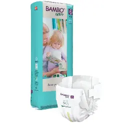 Bambo Nature Pañales Talla 6 (16+ kg) - Gran Formato - caja de 3 bolsas x 40 uds