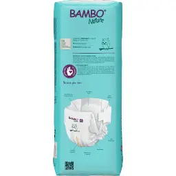Bambo Nature Pañales Talla 6 (16+ kg) - Gran Formato - caja de 3 bolsas x 40 uds