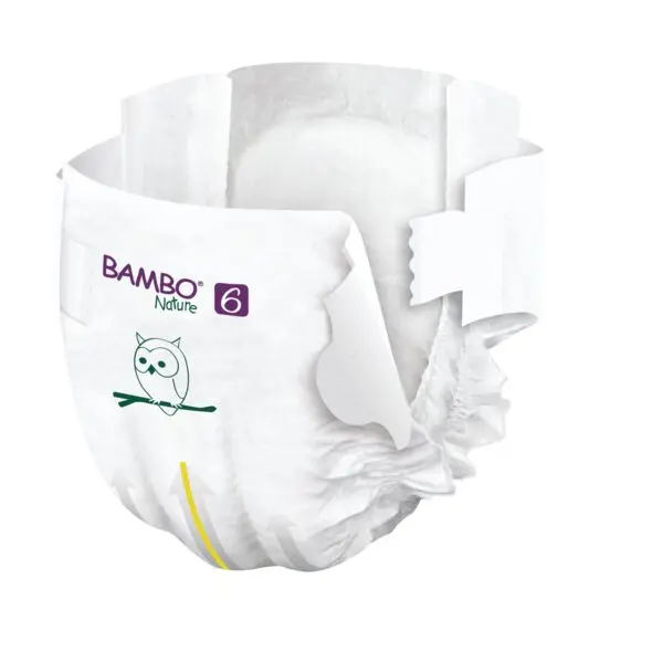 Bambo Nature Pañales Talla 6 (16+ kg) - Gran Formato - caja de 3 bolsas x 40 uds