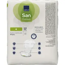 Abena San Talla 4 con Cinta Adhesiva Premium – caja de 9 bolsas x 30 uds