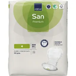 Abena San Talla 4 con Cinta Adhesiva Premium – caja de 9 bolsas x 30 uds