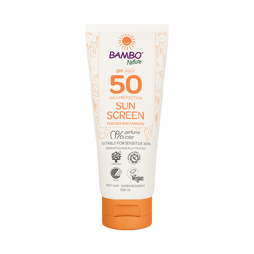 [1999909779] Bambo Nature crema solar SPF50 - caja de 6 tubos x 100ml