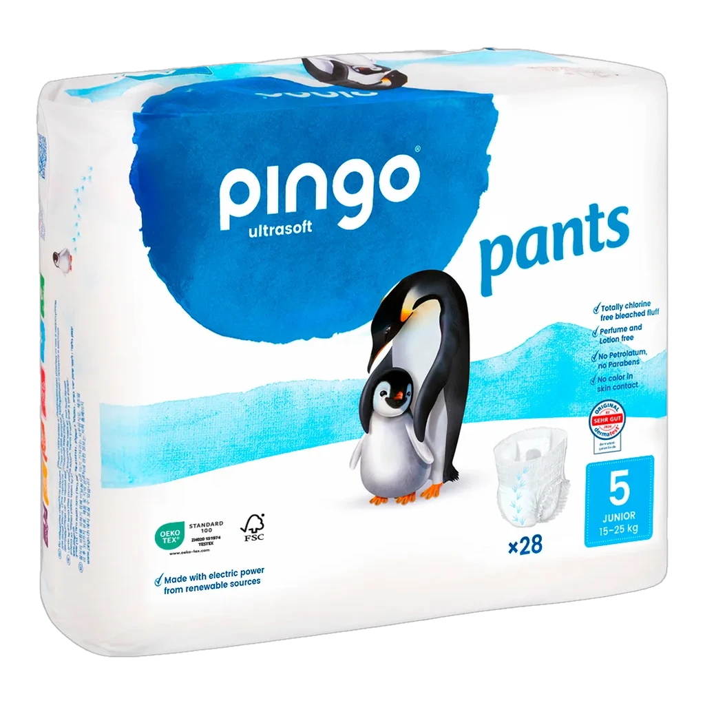 Pingo pants ecológicos Talla 5 (11-25 kg) - caja de 6 bolsas x 28 uds ...