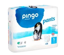 Pingo pants ecológicos Talla 5 (11-25 kg) - caja de 6 bolsas x 28 uds