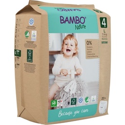 Bambo Nature Pants Talla 4 (7-12 kg) - caja de 5 bolsas x 20 uds