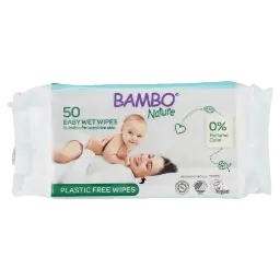 Bambo Nature Toallitas Húmedas - caja de 14 bolsas x 50 uds