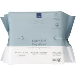 Abena Toallitas Multiuso Secas Premium 30x30 cm – caja de 12 bolsas x 50 uds