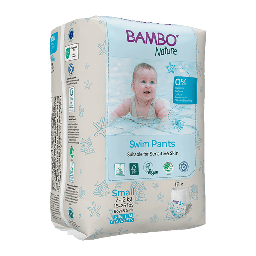 Bambo Nature pañales para el baño S (7-12kg) - caja de 10 bolsas x 12 uds