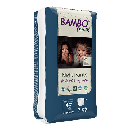 Bambo Dreamy pants para noche M (15-35kg) - caja de 6 bolsas x 10 uds