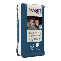 Bambo Dreamy pants para noche L (35-50kg) - caja de 6 bolsas x 10 uds