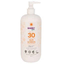 Bambo Nature crema solar SPF30 - caja de 6 botes x 500ml
