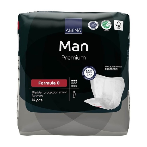 [1000021334] Abena Man Formula 0 - caja de 16 bolsas x 14 uds