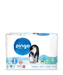 Nuevo - Pingo pañales ecológicos Talla 0 (<3 Kg) bolsa de 32 uds